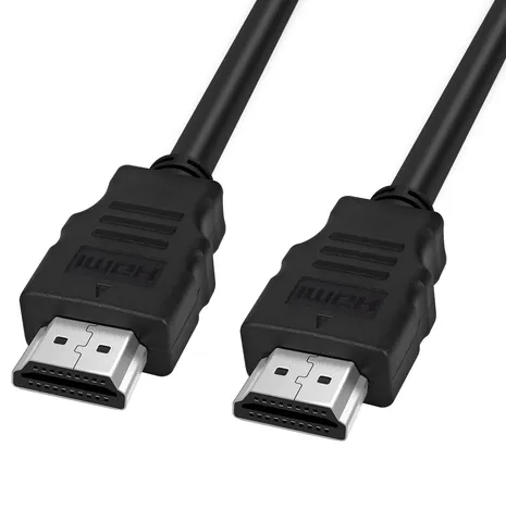 In-wall HDMI cable run with clean wall plates