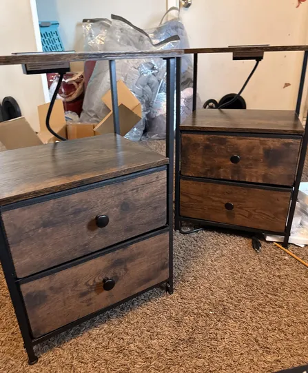 Dining set and cabinet furniture assembly project