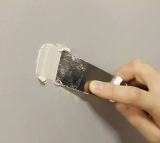 Wall repair blending with existing texture