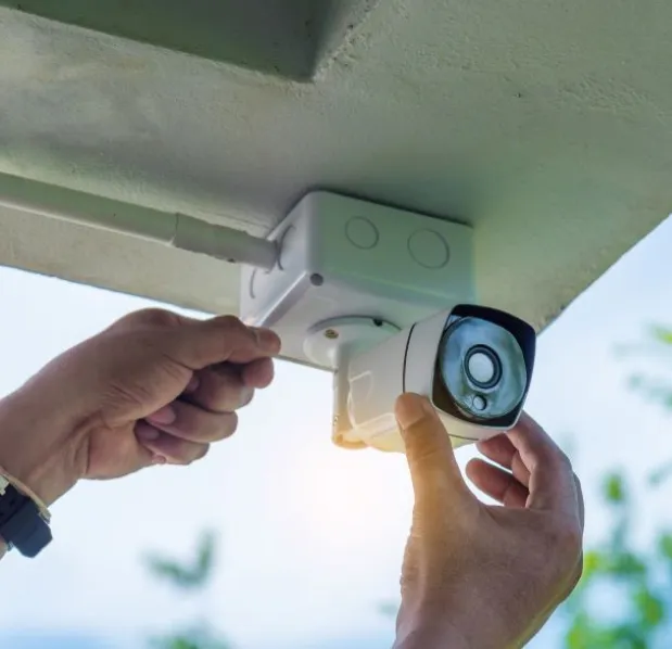 Multi-camera security system setup