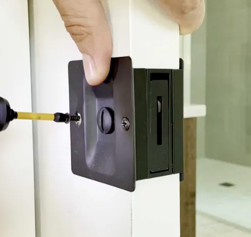 Fingerprint smart lock installation