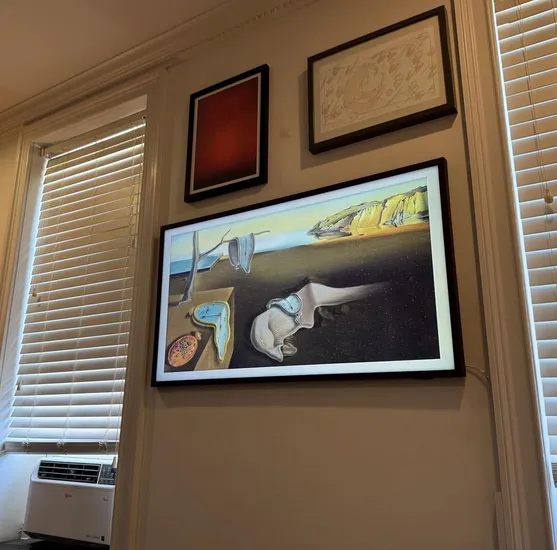 Frame TV in Art Mode displaying artwork